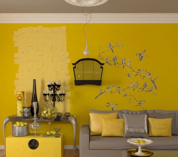 Желтый цвет в интерьере. 50 идей - syndyk.by