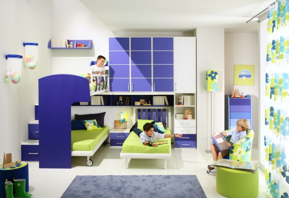 Ключевые моменты при дизайне детской комната для двоих детей