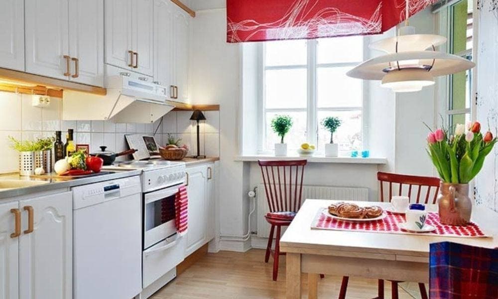 Интерьер кухни в скандинавском стиле 16